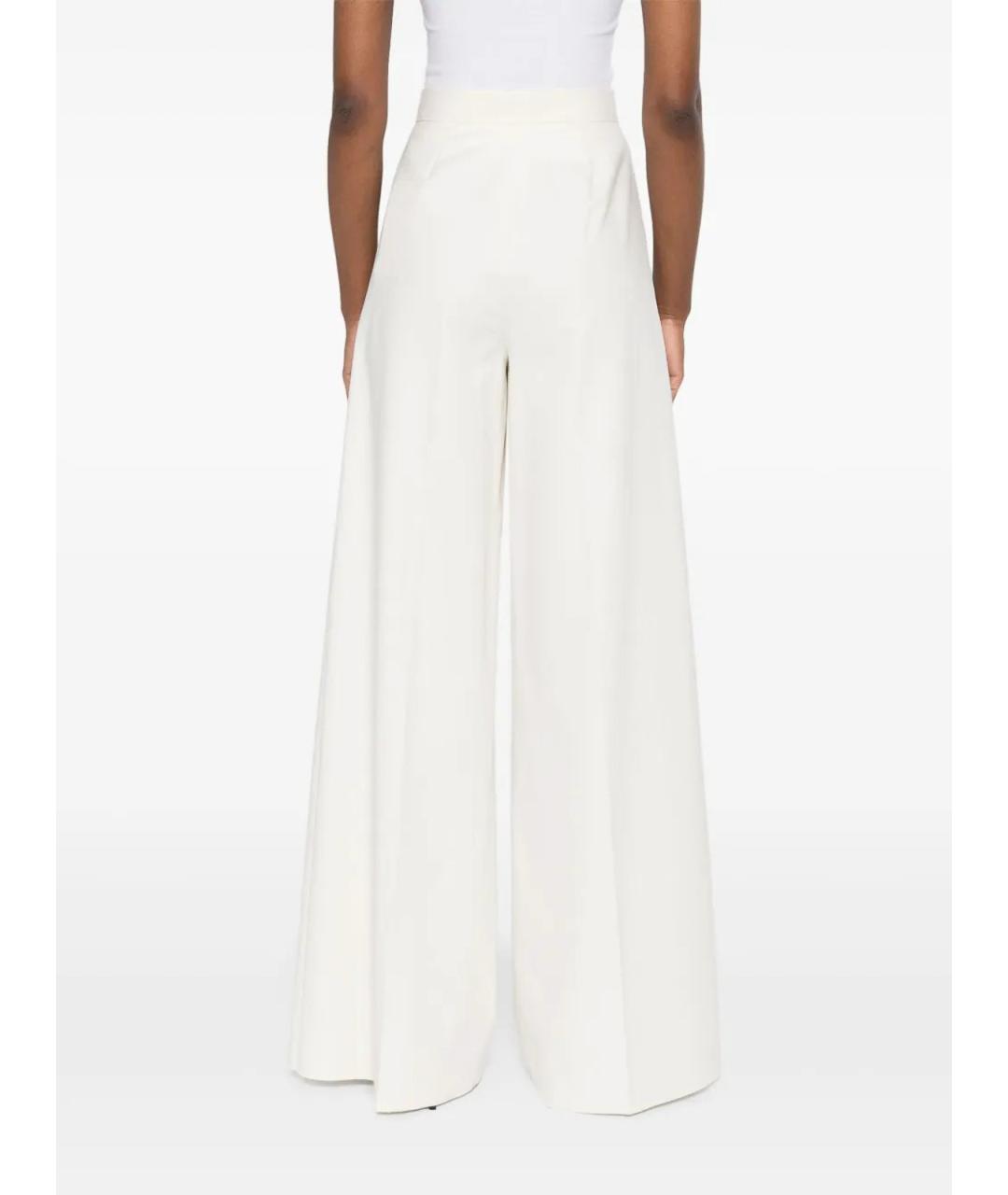 MAX MARA Белые брюки широкие, фото 3