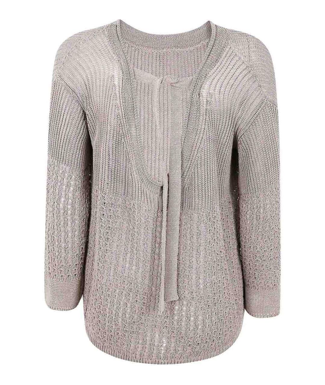 MAX MARA Бежевый хлопковый джемпер / свитер, фото 1