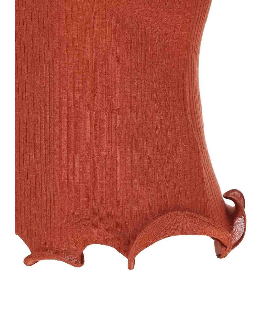 FENDI Оранжевая футболка, фото 4