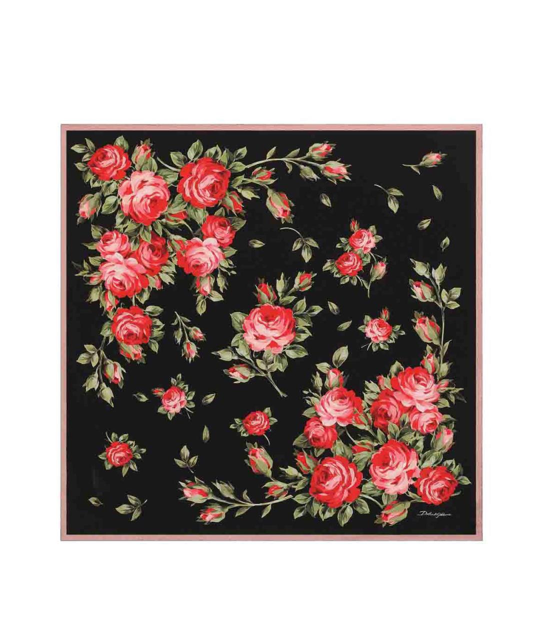 DOLCE&GABBANA Мульти шелковый платок, фото 1
