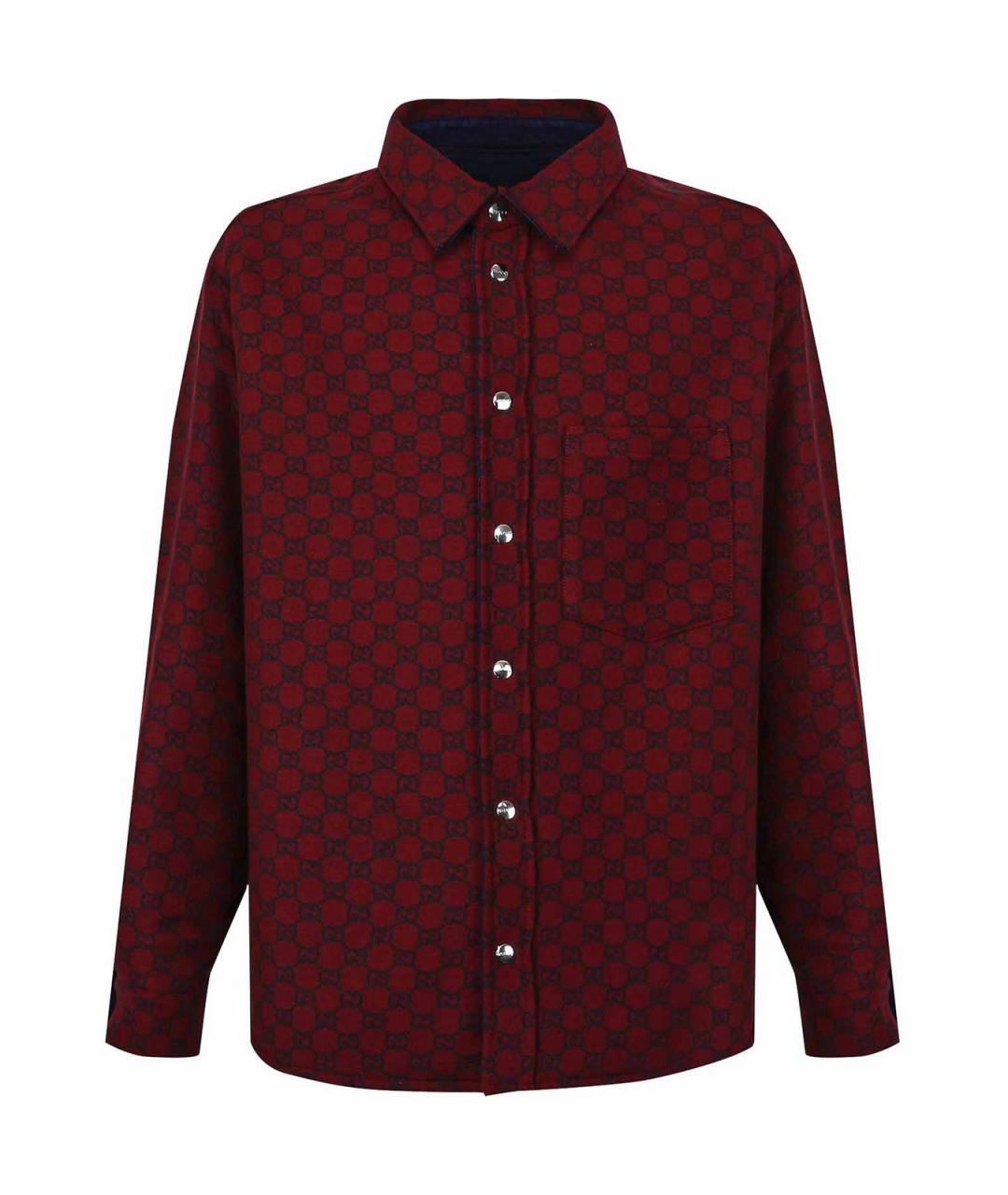 GUCCI Мульти хлопковая кэжуал рубашка, фото 1