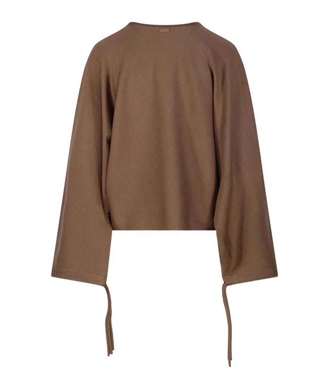 MAX MARA Коричневый джемпер / свитер, фото 2