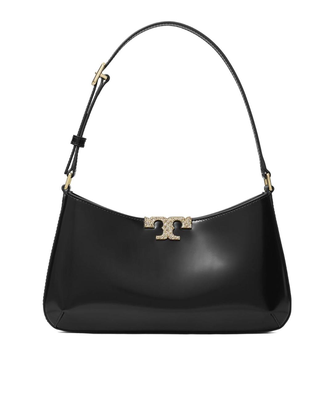 TORY BURCH Черная кожаная сумка через плечо, фото 1