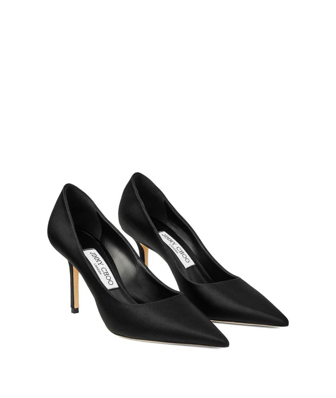 JIMMY CHOO Черные кожаные туфли, фото 5