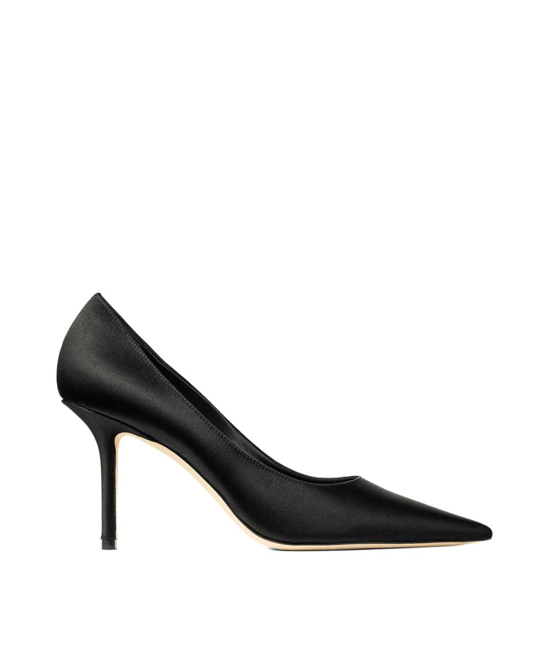 JIMMY CHOO Черные кожаные туфли, фото 1