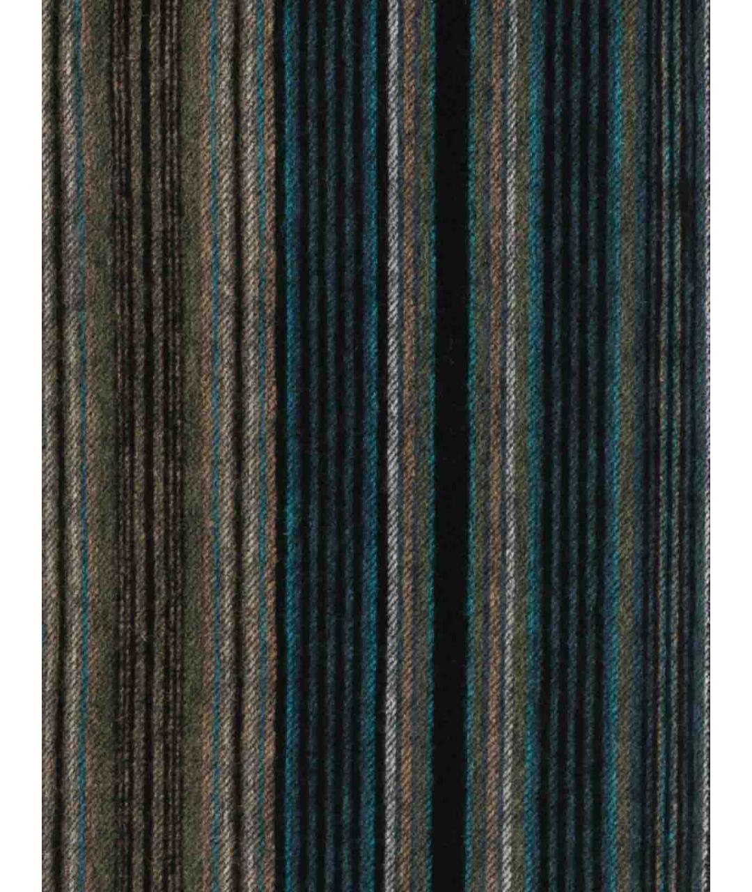 PAUL SMITH Черный шерстяной шарф, фото 3