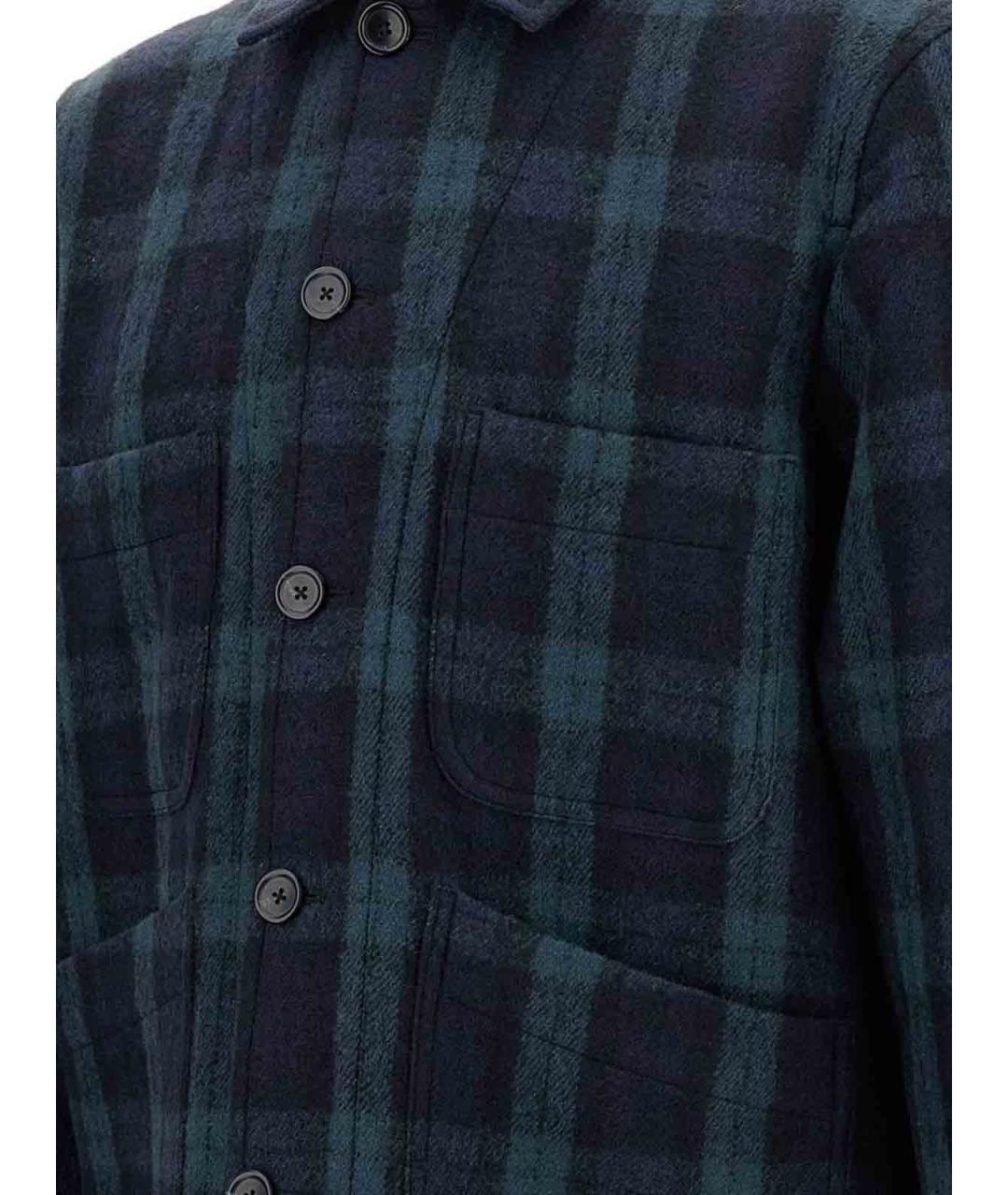 PAUL SMITH Черная шерстяная куртка, фото 3