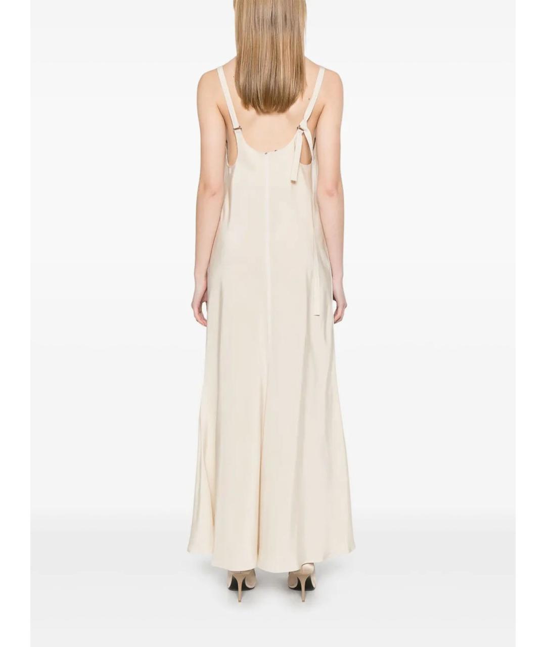SPORTMAX Бежевое повседневное платье, фото 3