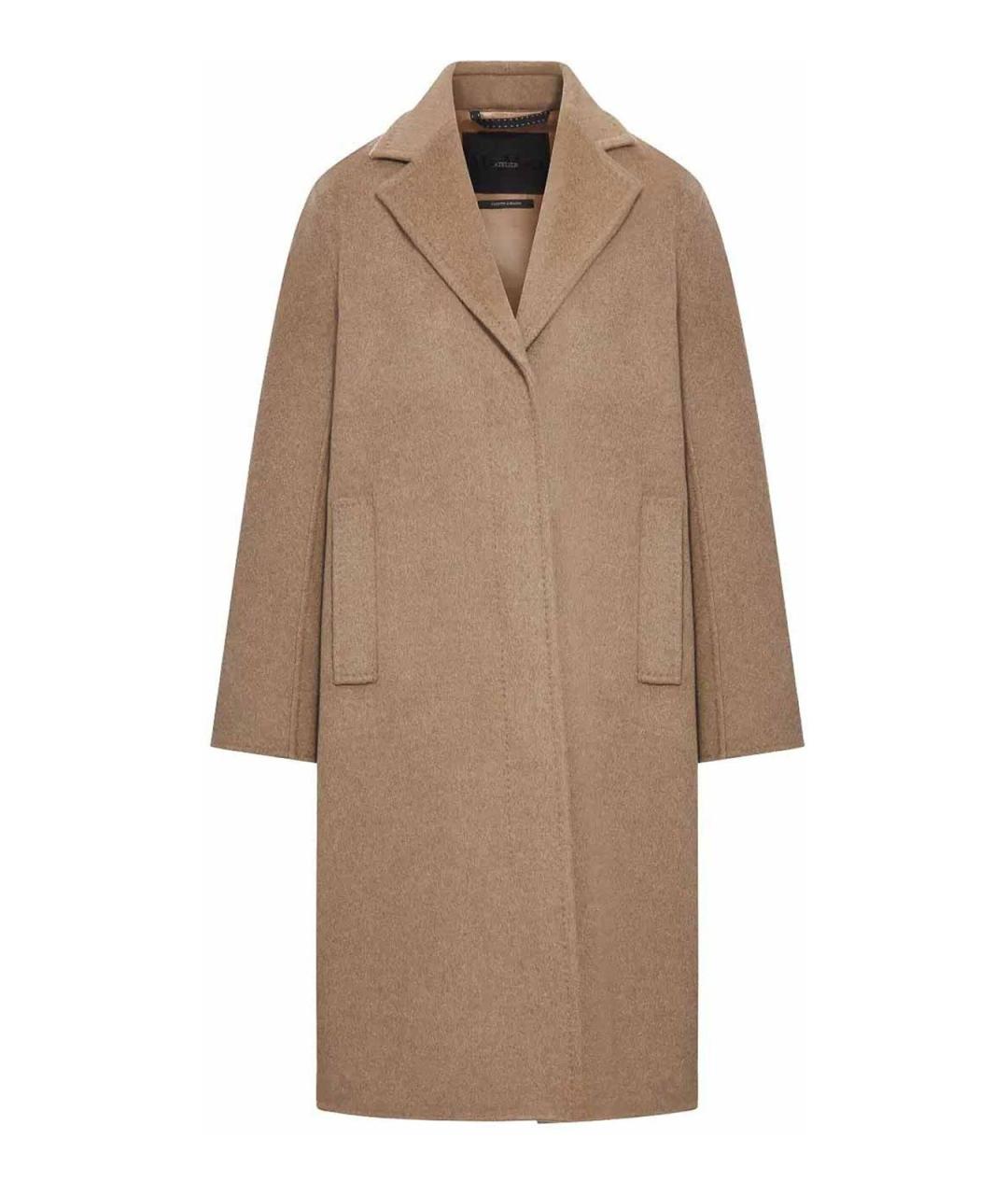 MAX MARA Коричневое пальто, фото 1
