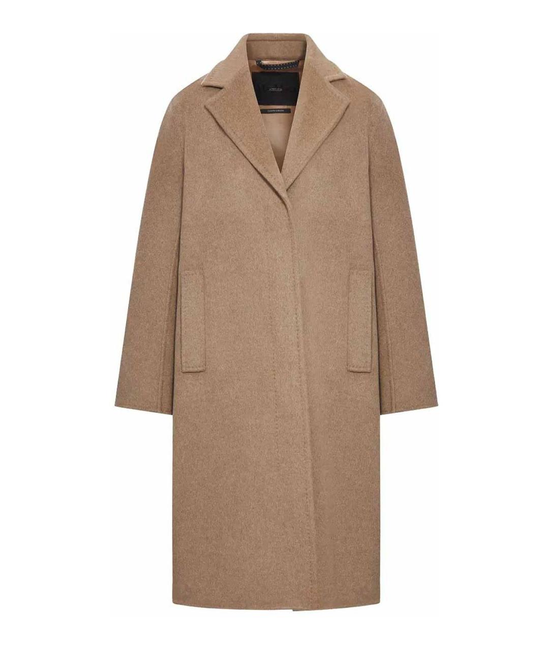 MAX MARA Коричневое пальто, фото 2