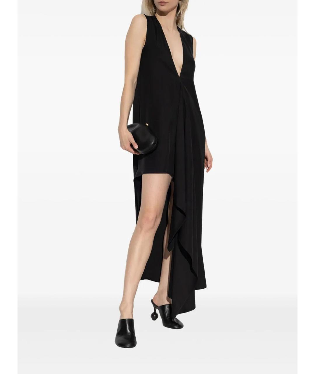 SPORTMAX Черное повседневное платье, фото 2