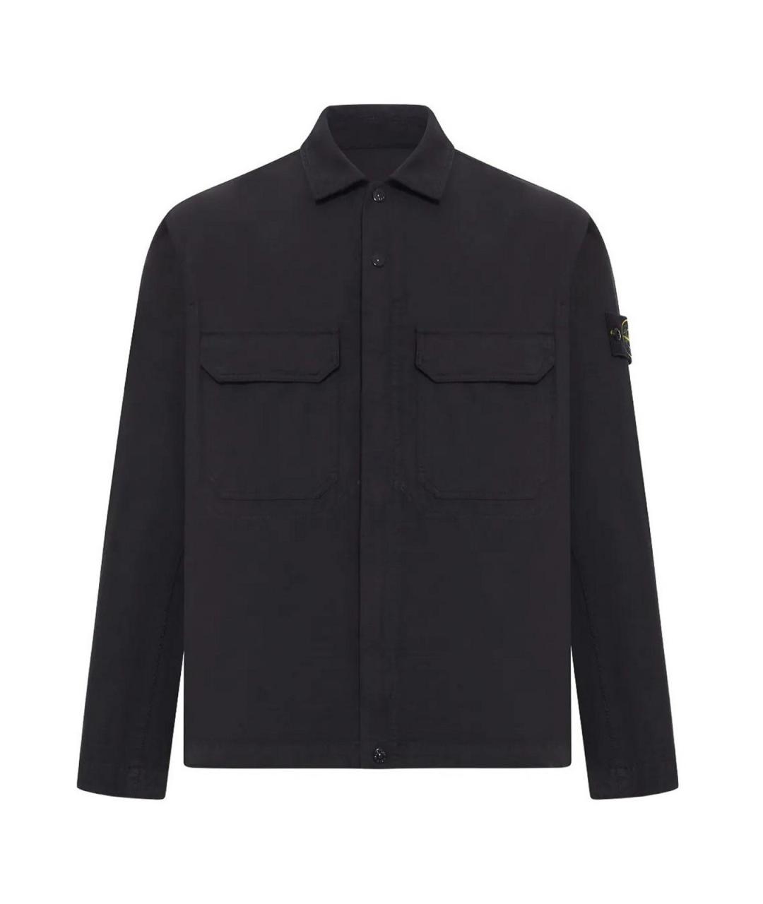 STONE ISLAND Черная кэжуал рубашка, фото 1