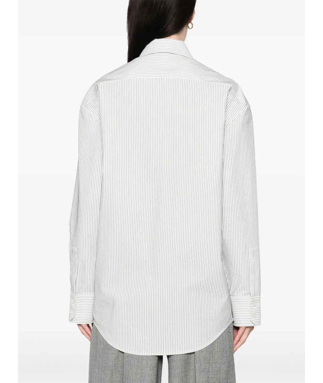 SAINT LAURENT Белая хлопковая рубашка, фото 3