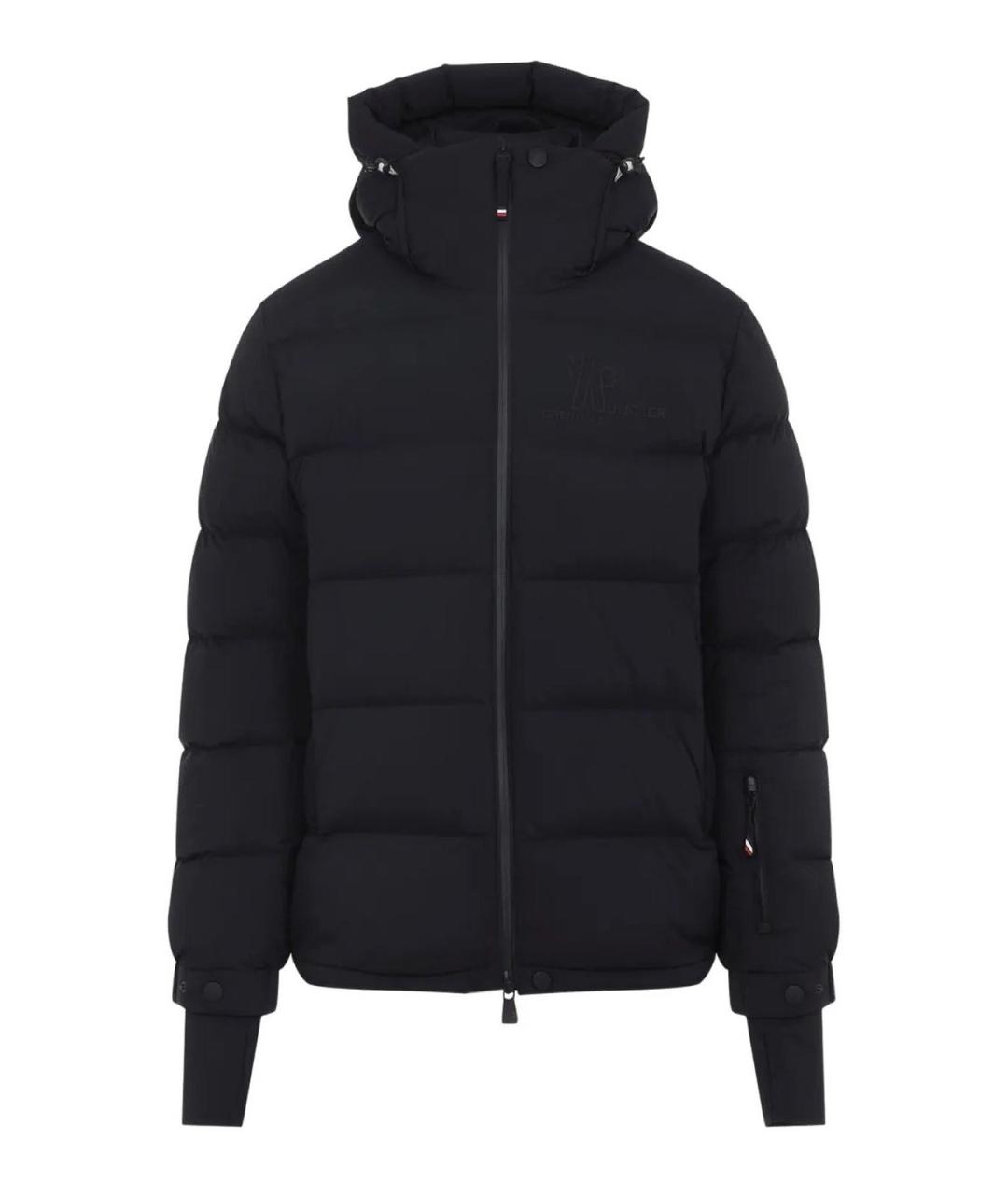 MONCLER Черный пуховик, фото 1