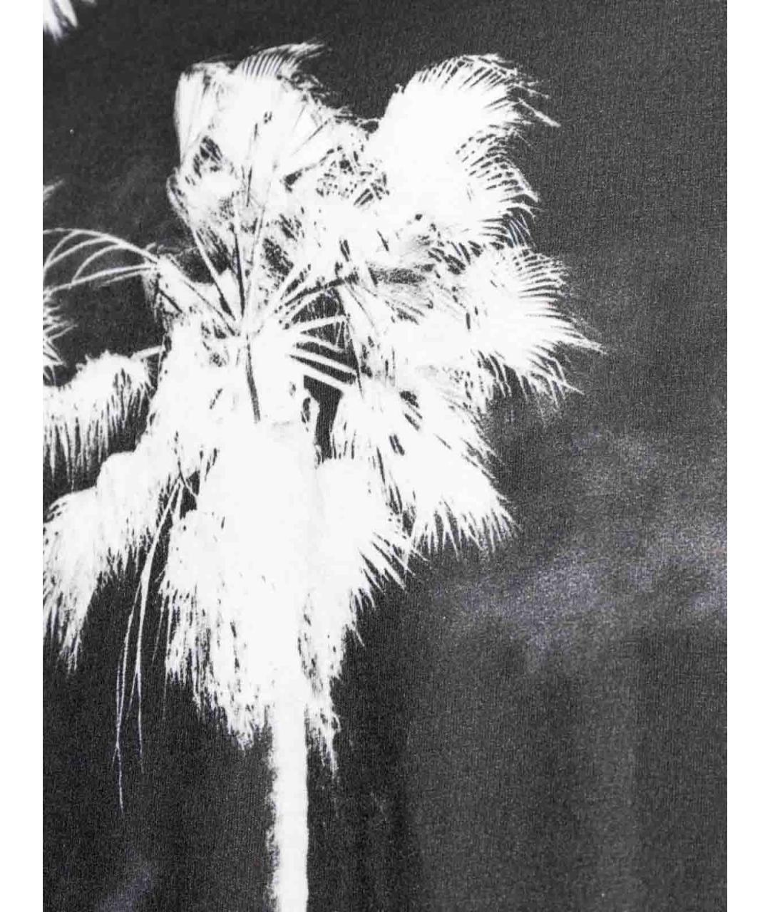PALM ANGELS Черная хлопковая футболка, фото 4