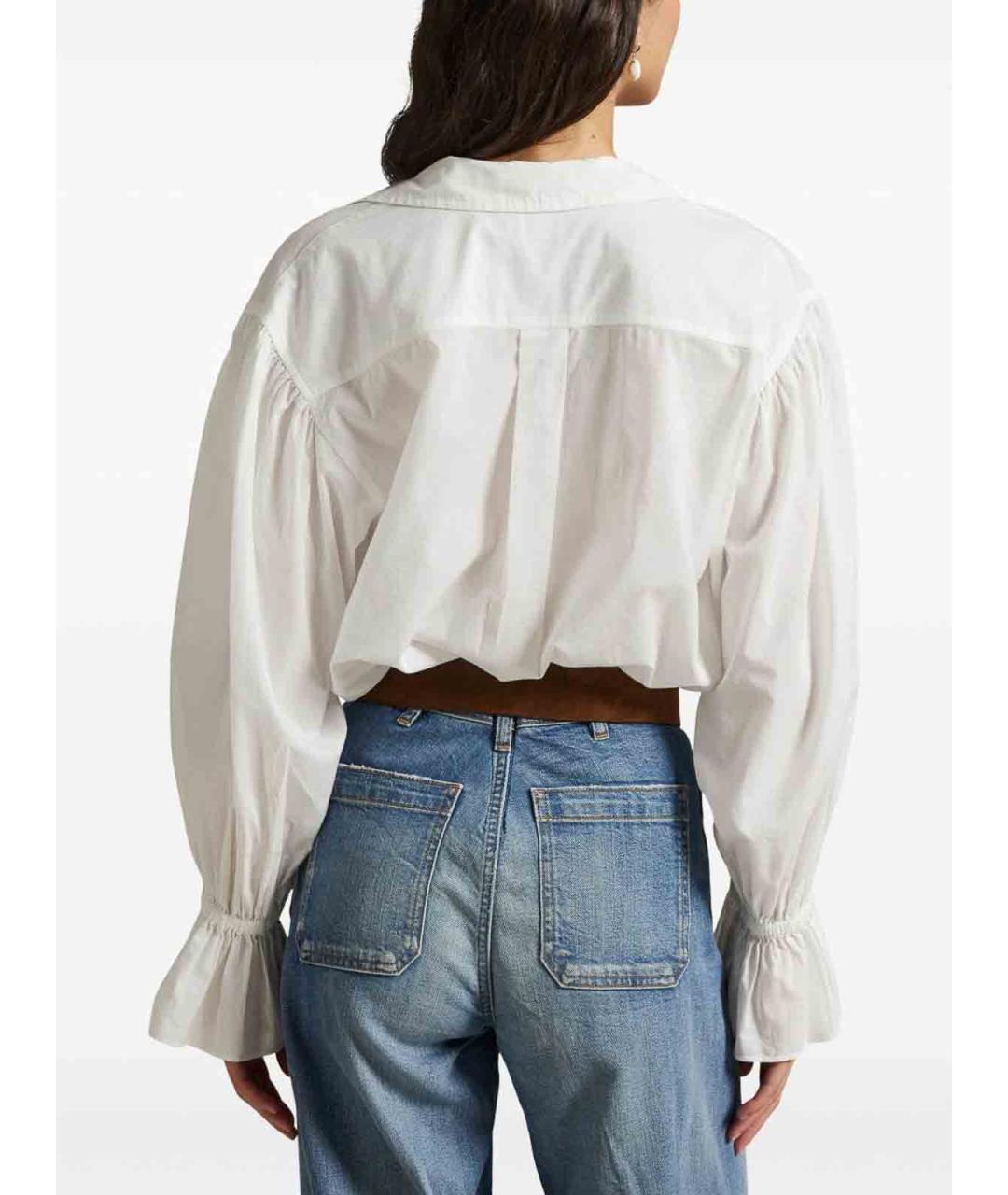 POLO RALPH LAUREN Белая хлопковая рубашка, фото 2