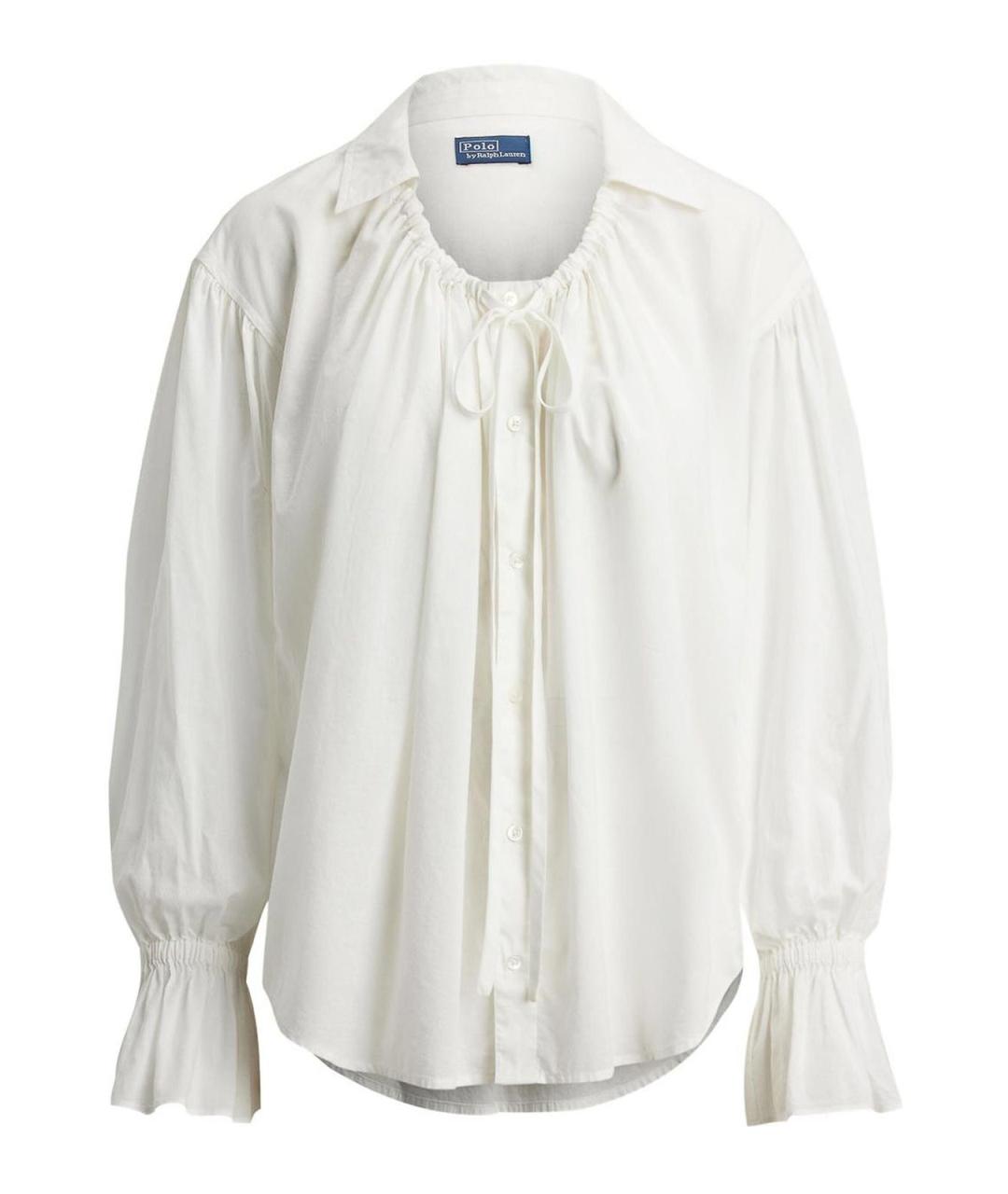 POLO RALPH LAUREN Белая хлопковая рубашка, фото 1