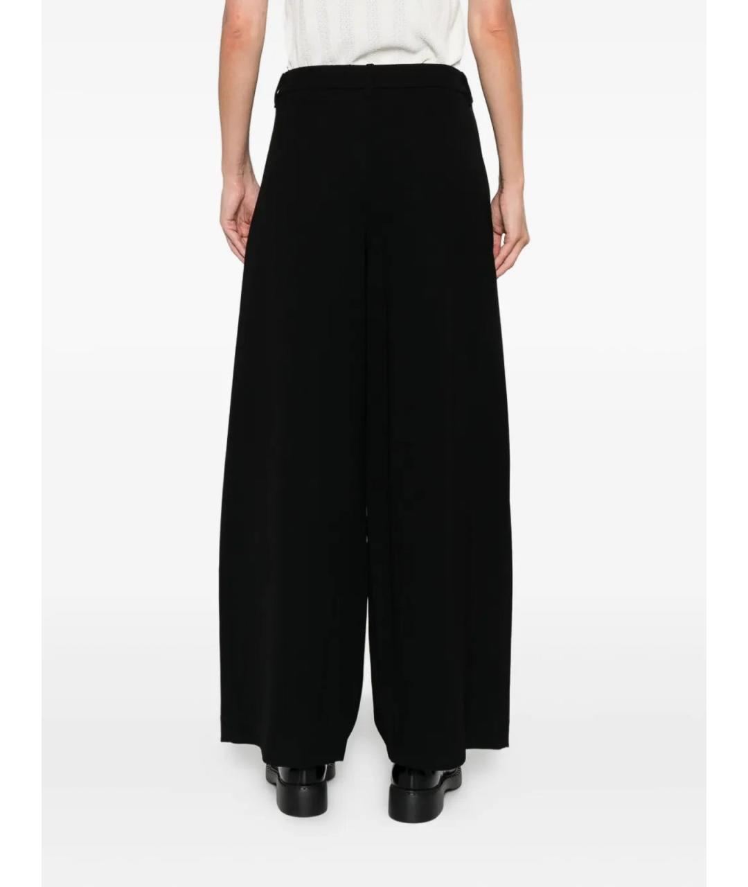 'S MAX MARA Черные брюки широкие, фото 3