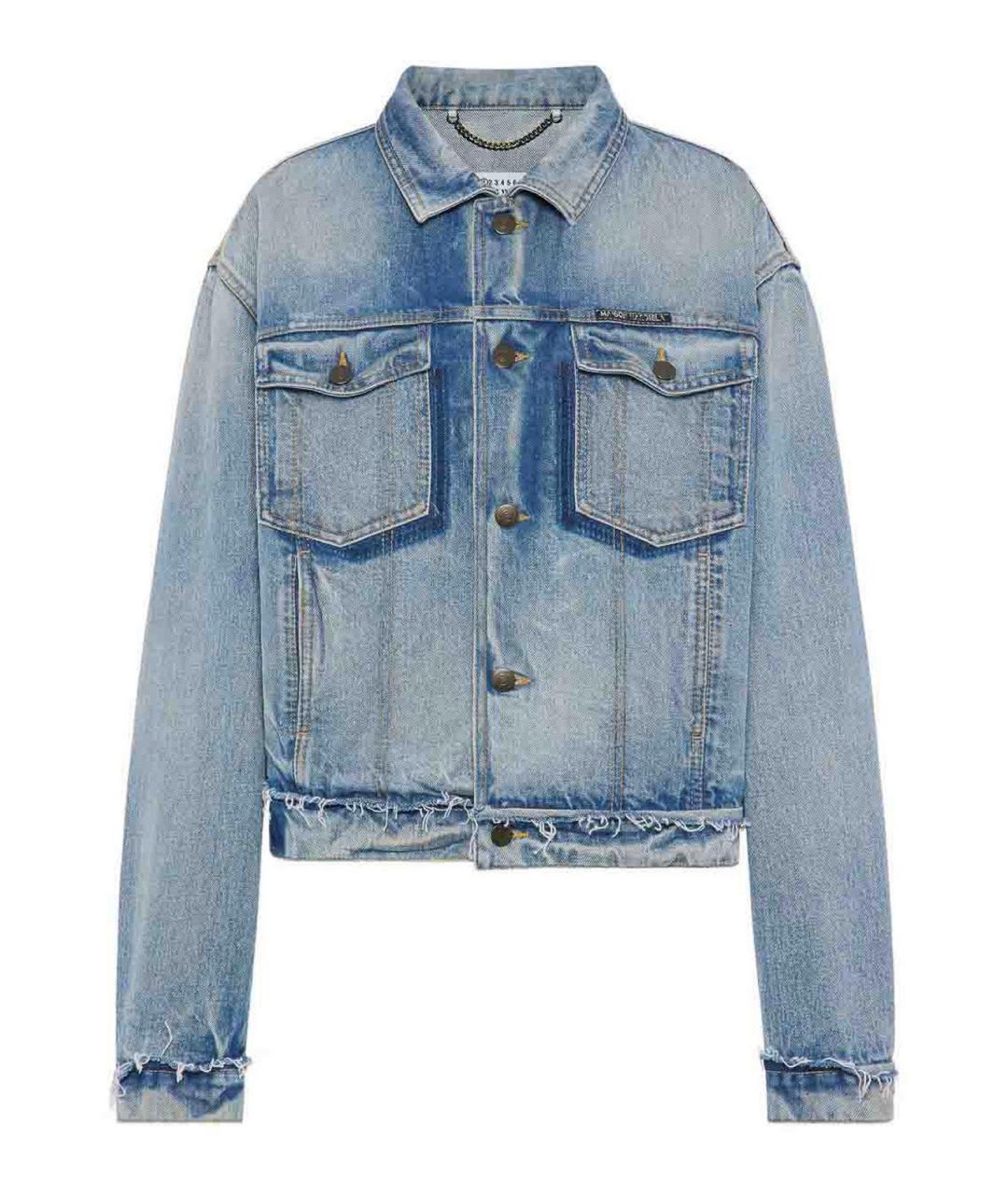 MAISON MARGIELA Синяя хлопковая куртка, фото 1
