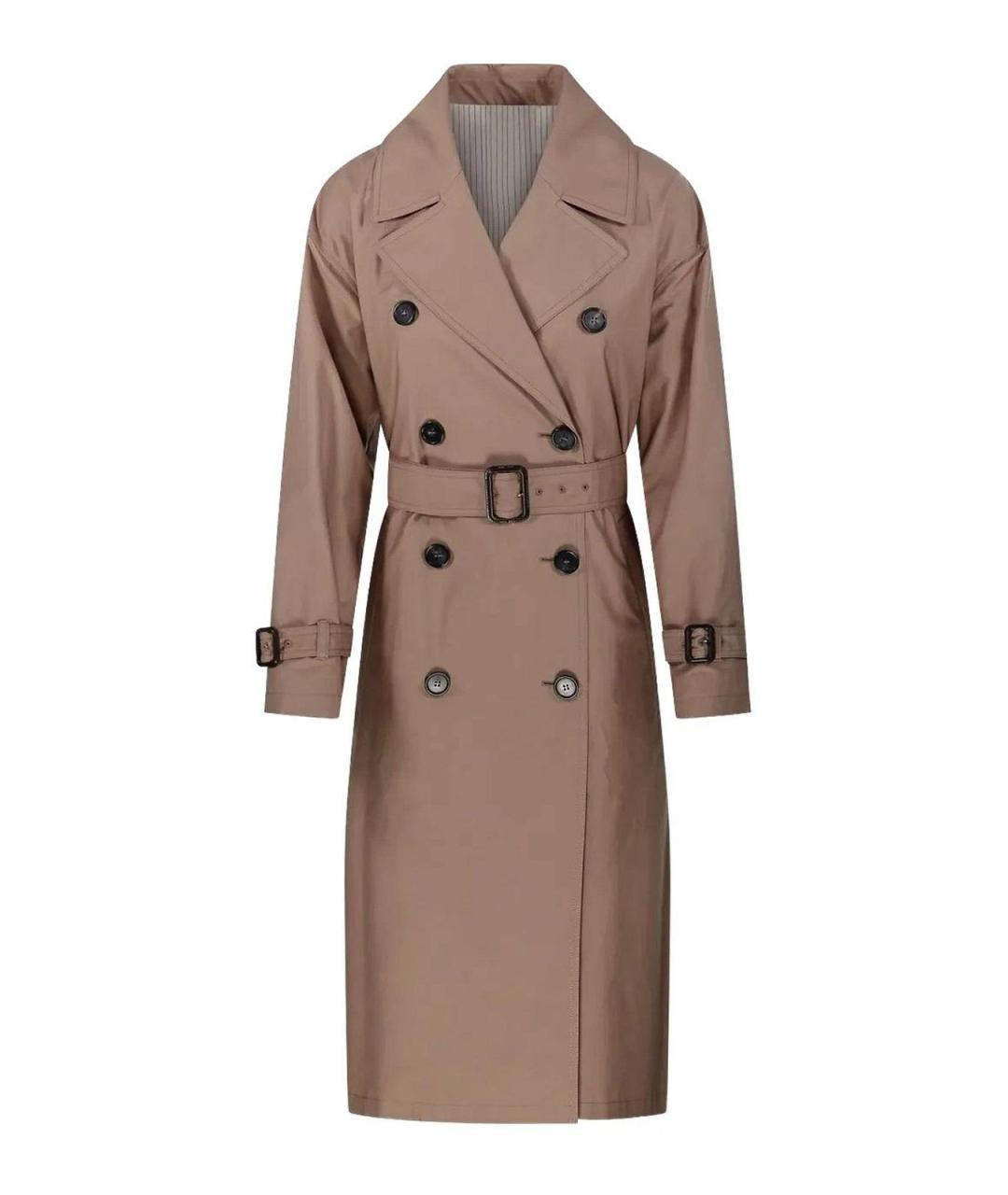 MAX MARA Бежевый тренч/плащ, фото 1
