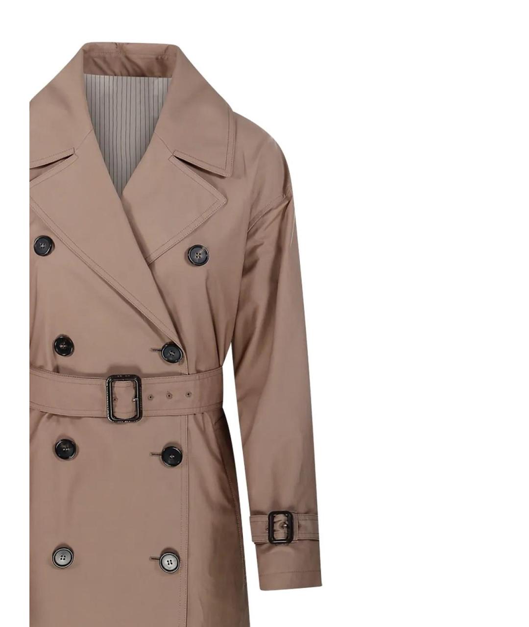 MAX MARA Бежевый тренч/плащ, фото 3