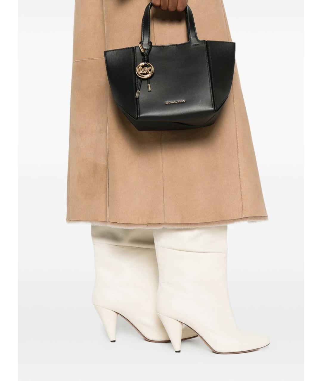 MICHAEL KORS Черная сумка тоут, фото 3