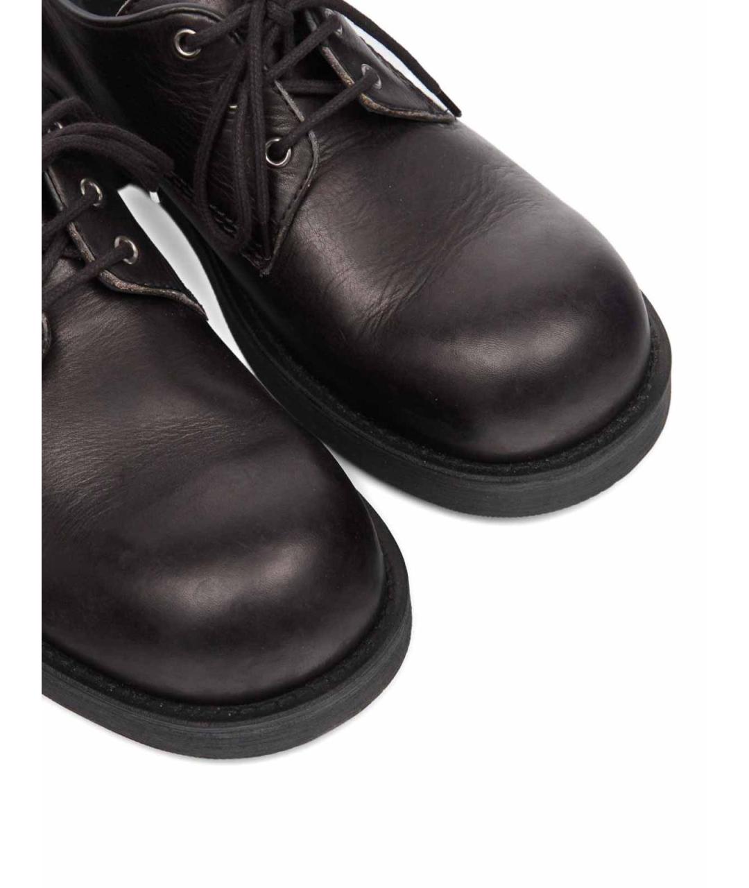 MM6 MAISON MARGIELA Черные кожаные туфли, фото 3