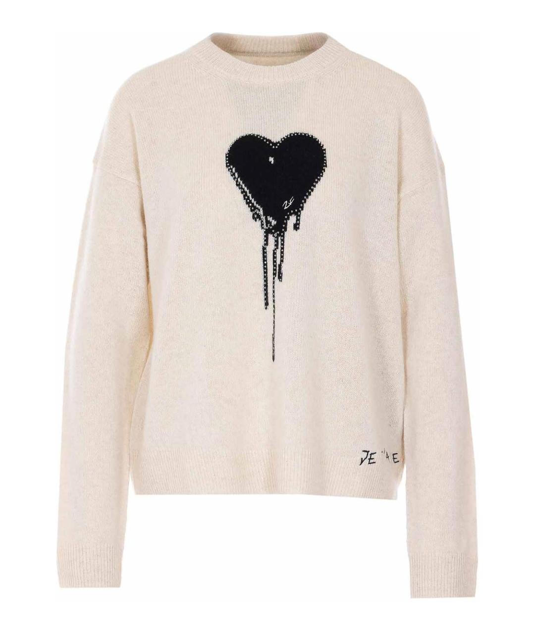 ZADIG & VOLTAIRE Бежевый кашемировый джемпер / свитер, фото 1