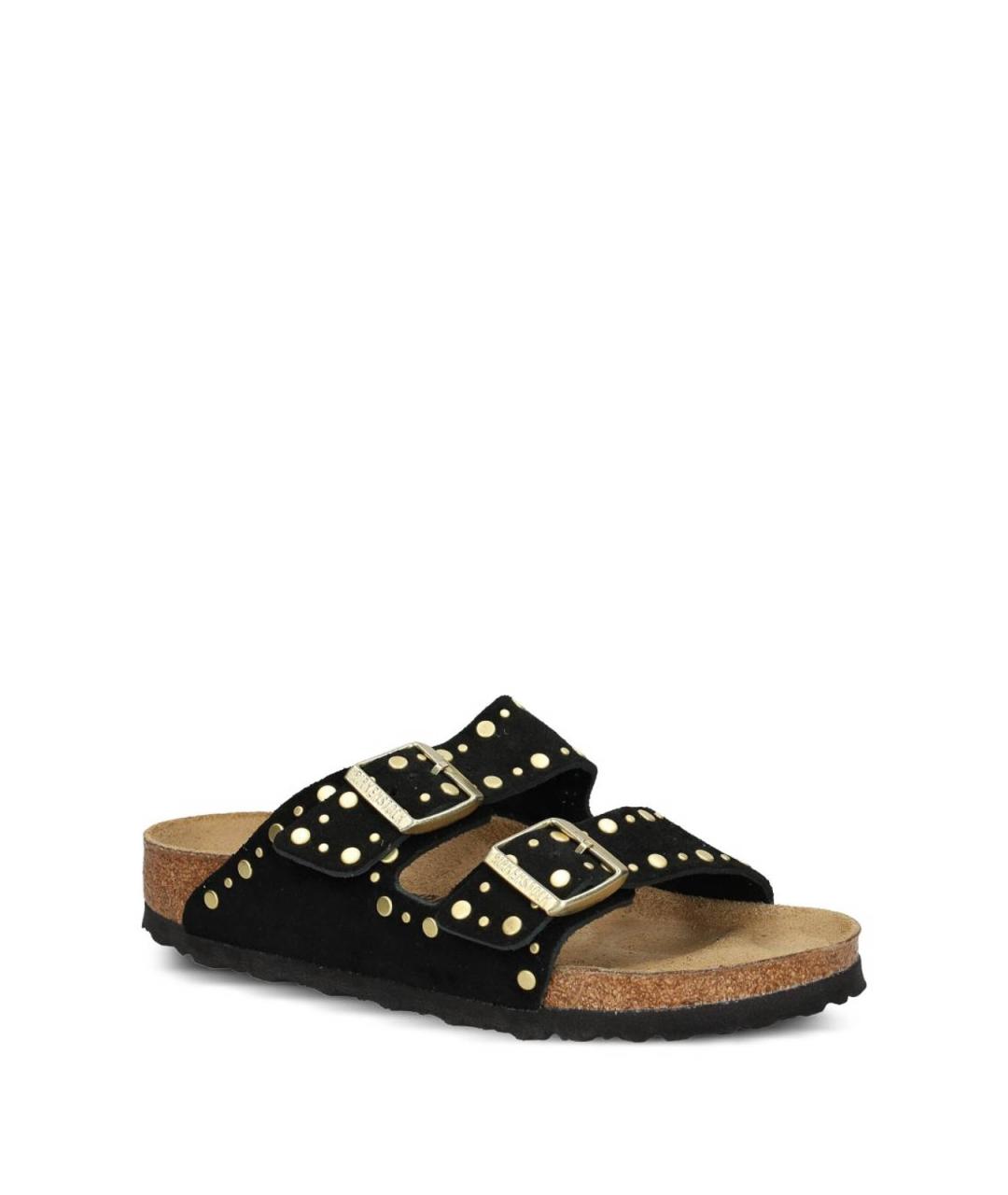 BIRKENSTOCK Черные замшевые сандалии, фото 3