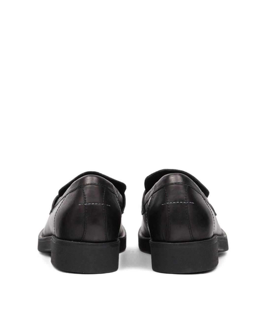 MM6 MAISON MARGIELA Черные кожаные туфли, фото 4