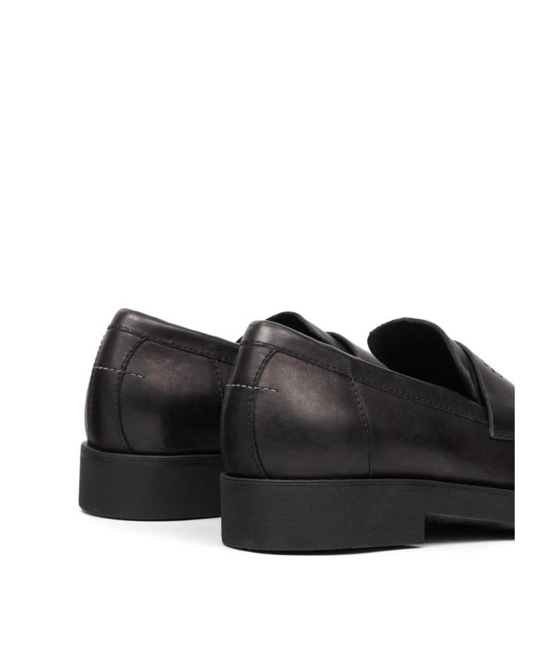 MM6 MAISON MARGIELA Черные кожаные туфли, фото 5