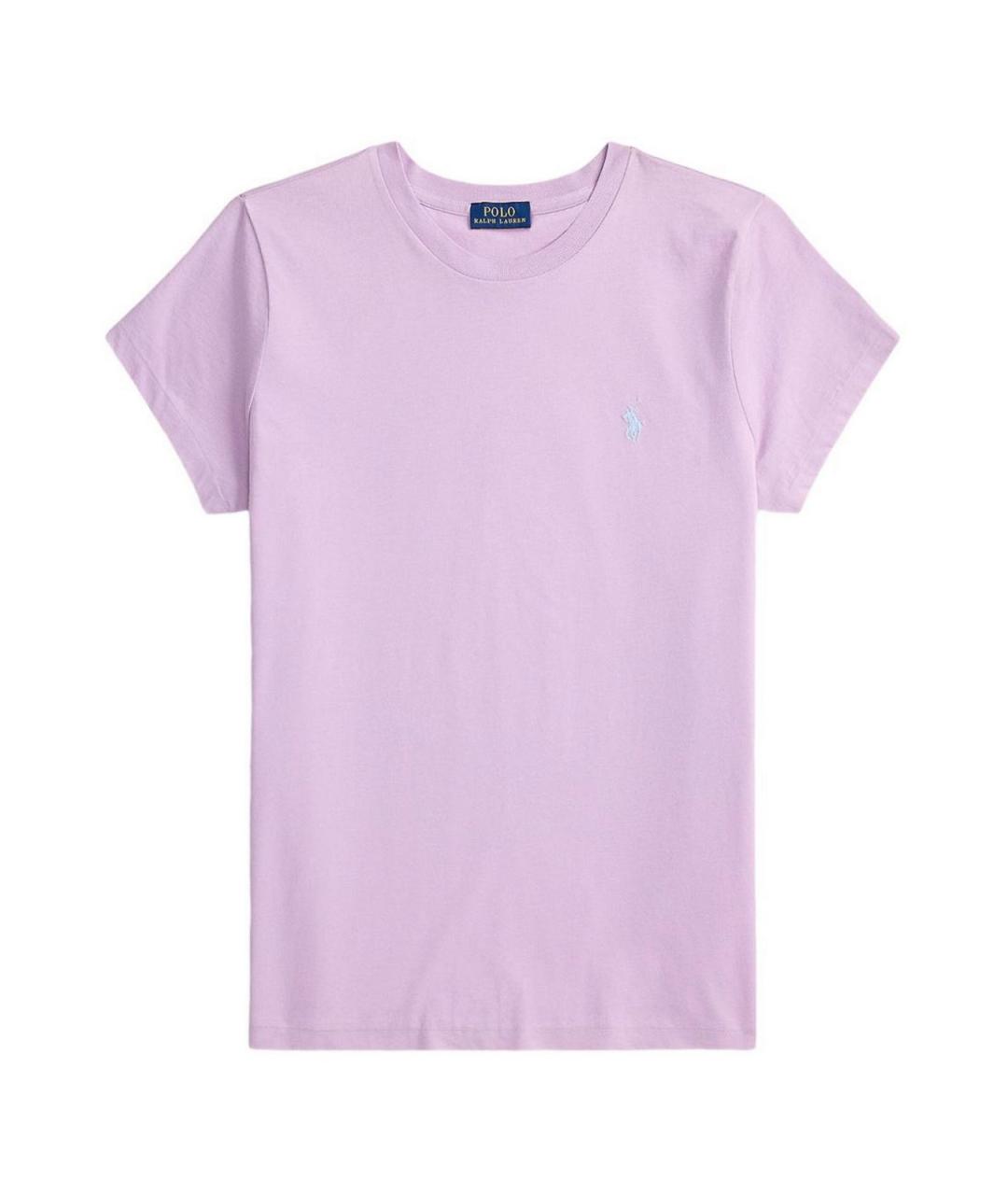 POLO RALPH LAUREN Фиолетовая хлопковая футболка, фото 1