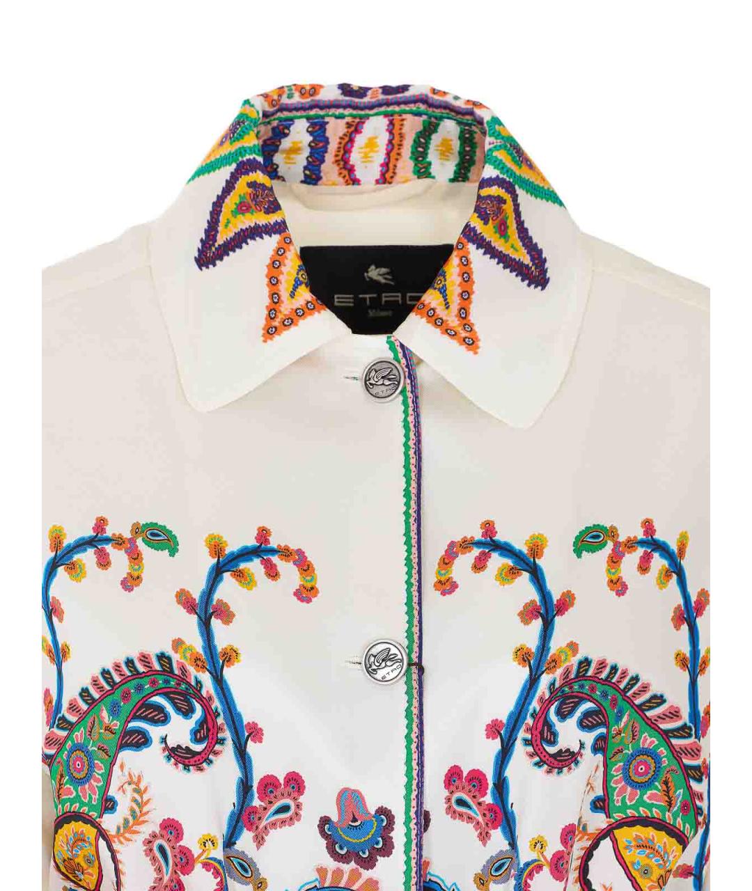 ETRO Белая полиэстеровая куртка, фото 4