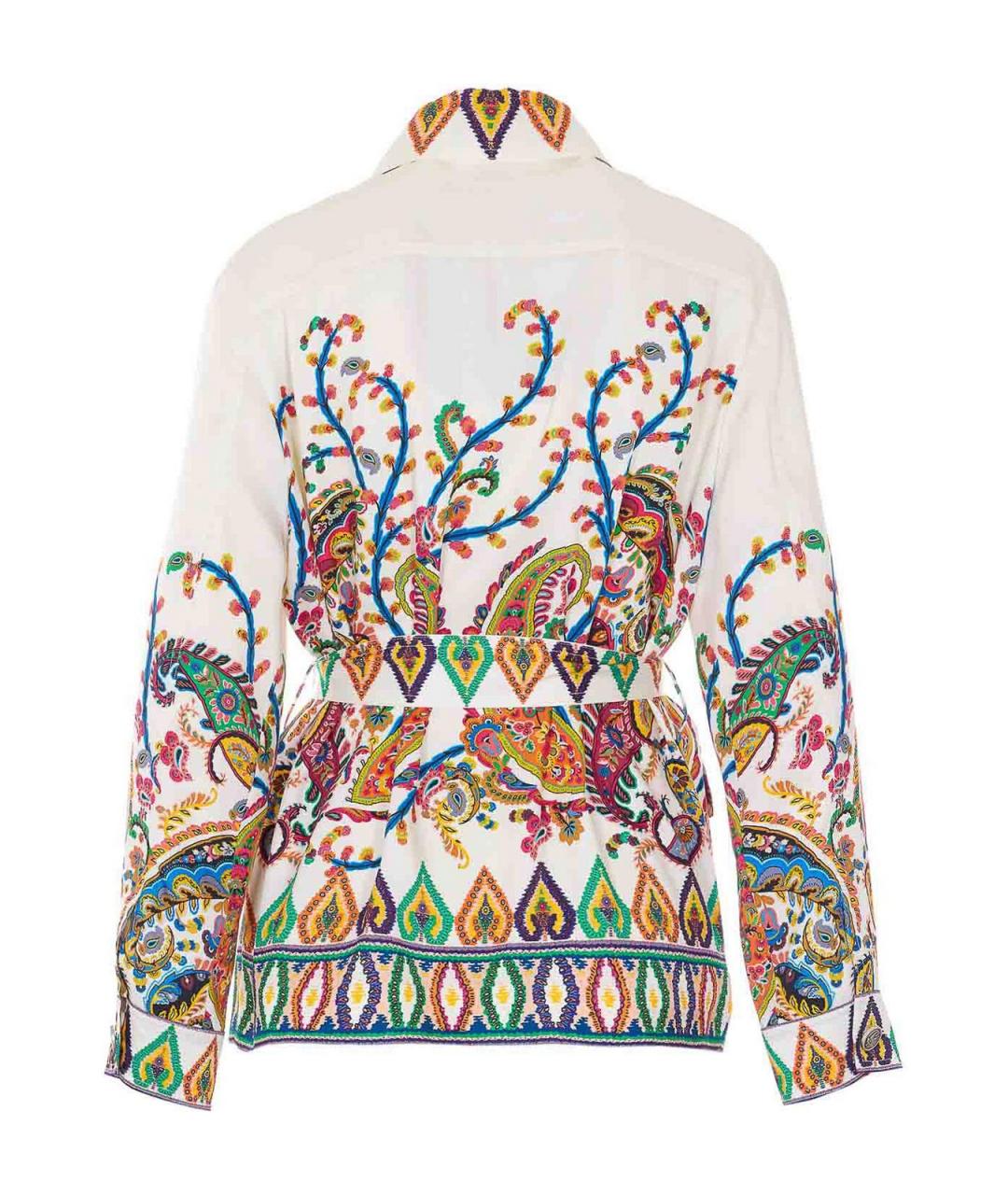 ETRO Белая полиэстеровая куртка, фото 2