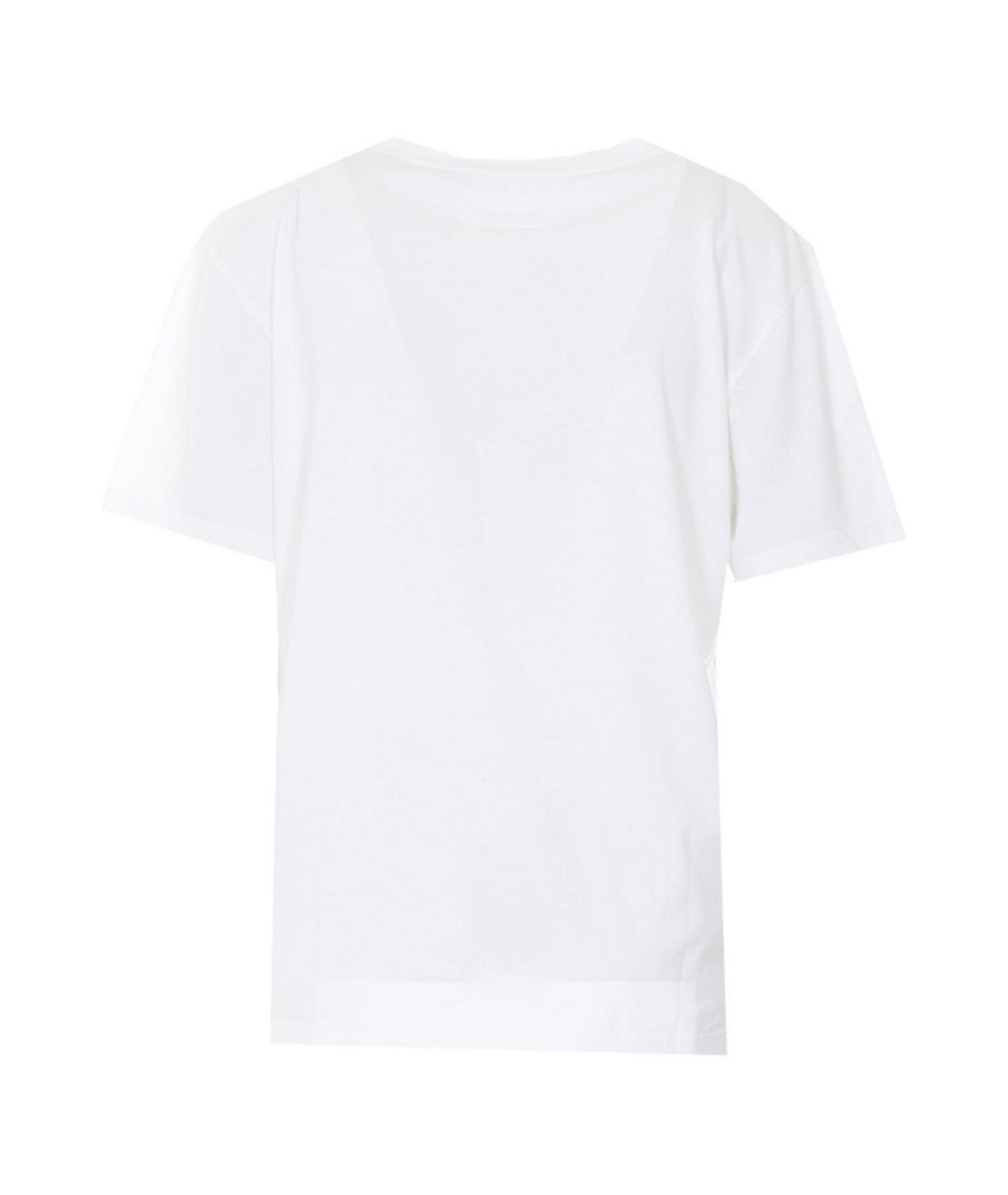 MM6 MAISON MARGIELA Белая хлопковая футболка, фото 2