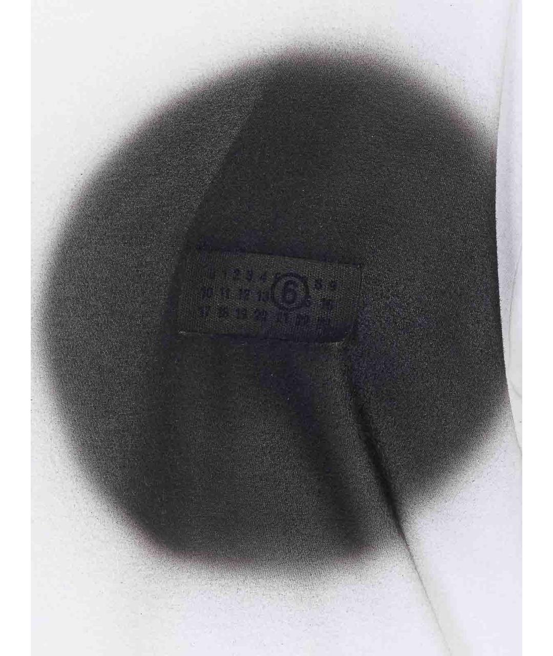 MM6 MAISON MARGIELA Белая хлопковая футболка, фото 3