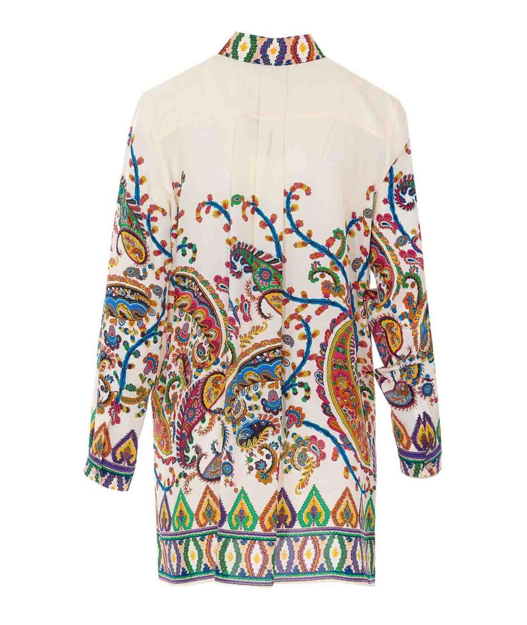 ETRO Белая шелковая рубашка, фото 2