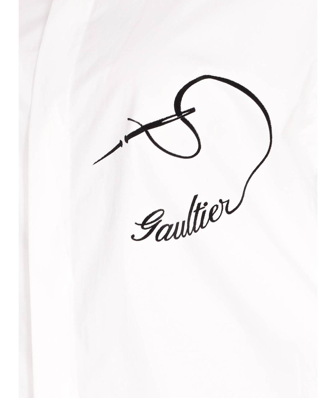 JEAN PAUL GAULTIER Белая хлопковая рубашка, фото 3