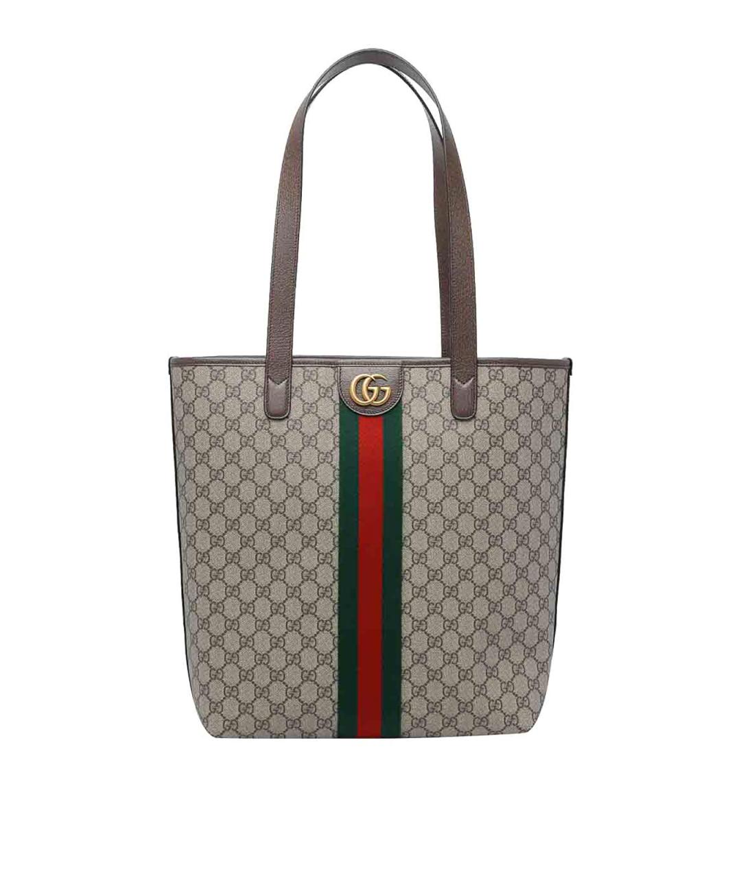 GUCCI Бежевая сумка тоут, фото 1