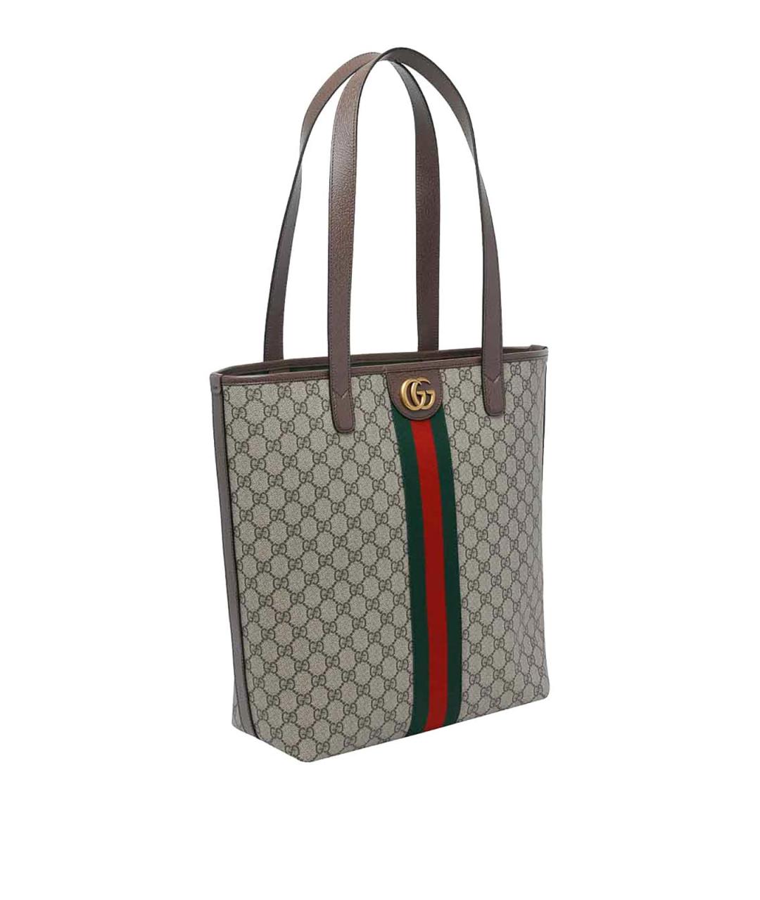 GUCCI Бежевая сумка тоут, фото 2