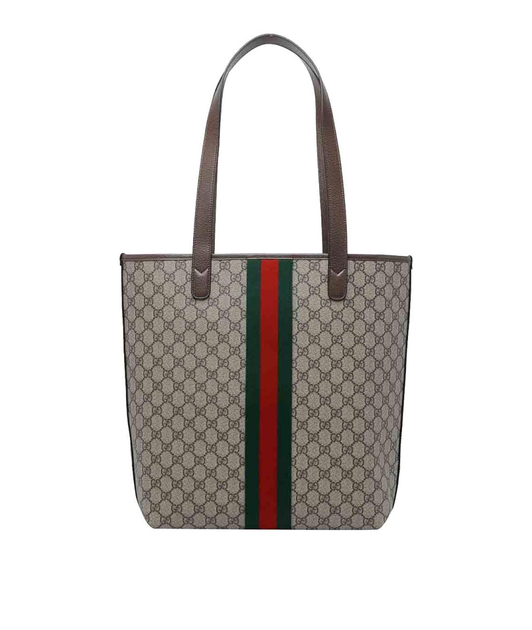 GUCCI Бежевая сумка тоут, фото 3