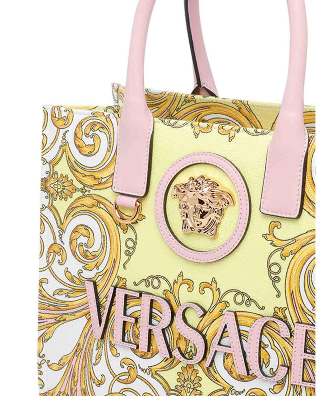 VERSACE Мульти тканевая сумка тоут, фото 4