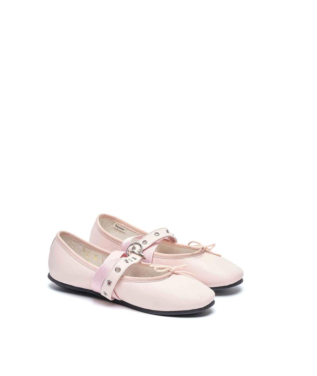 REPETTO Розовые кожаные балетки, фото 4