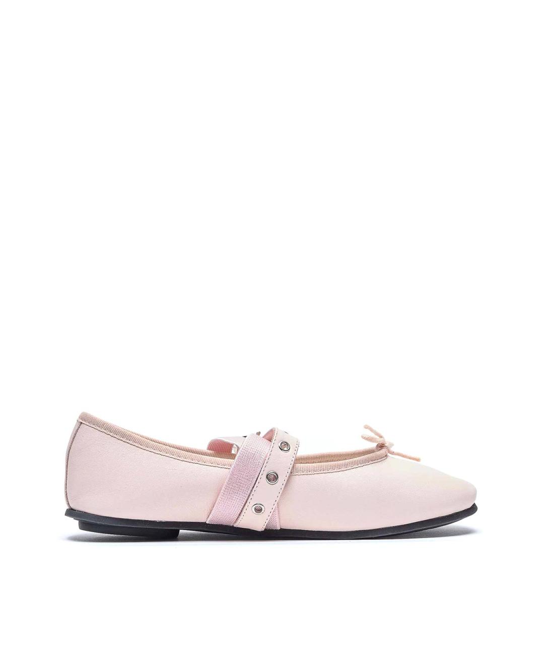 REPETTO Розовые кожаные балетки, фото 1