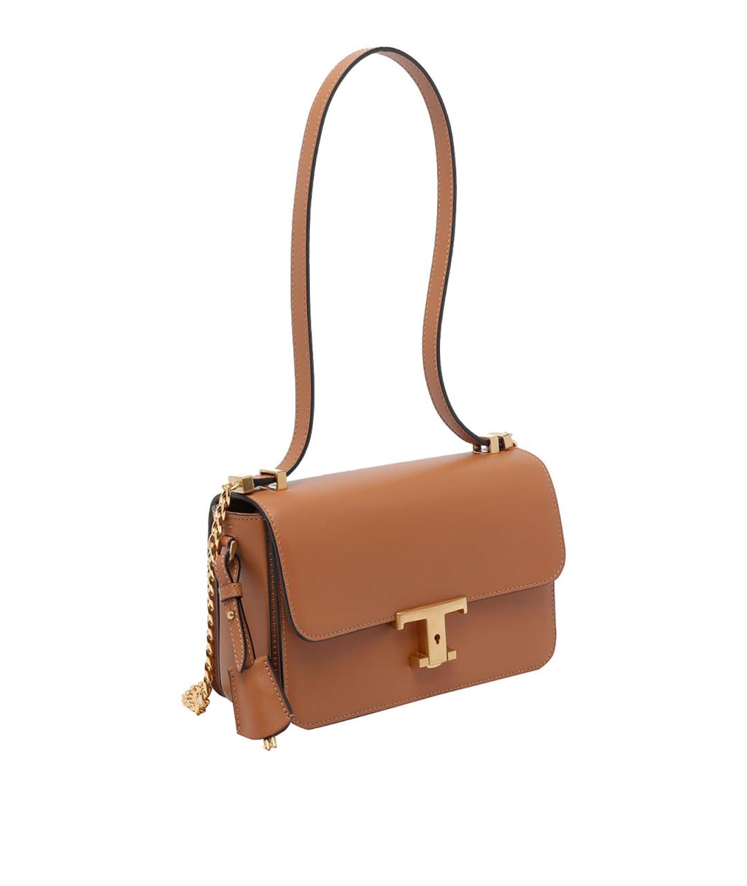 TOD'S Коричневая кожаная сумка через плечо, фото 2