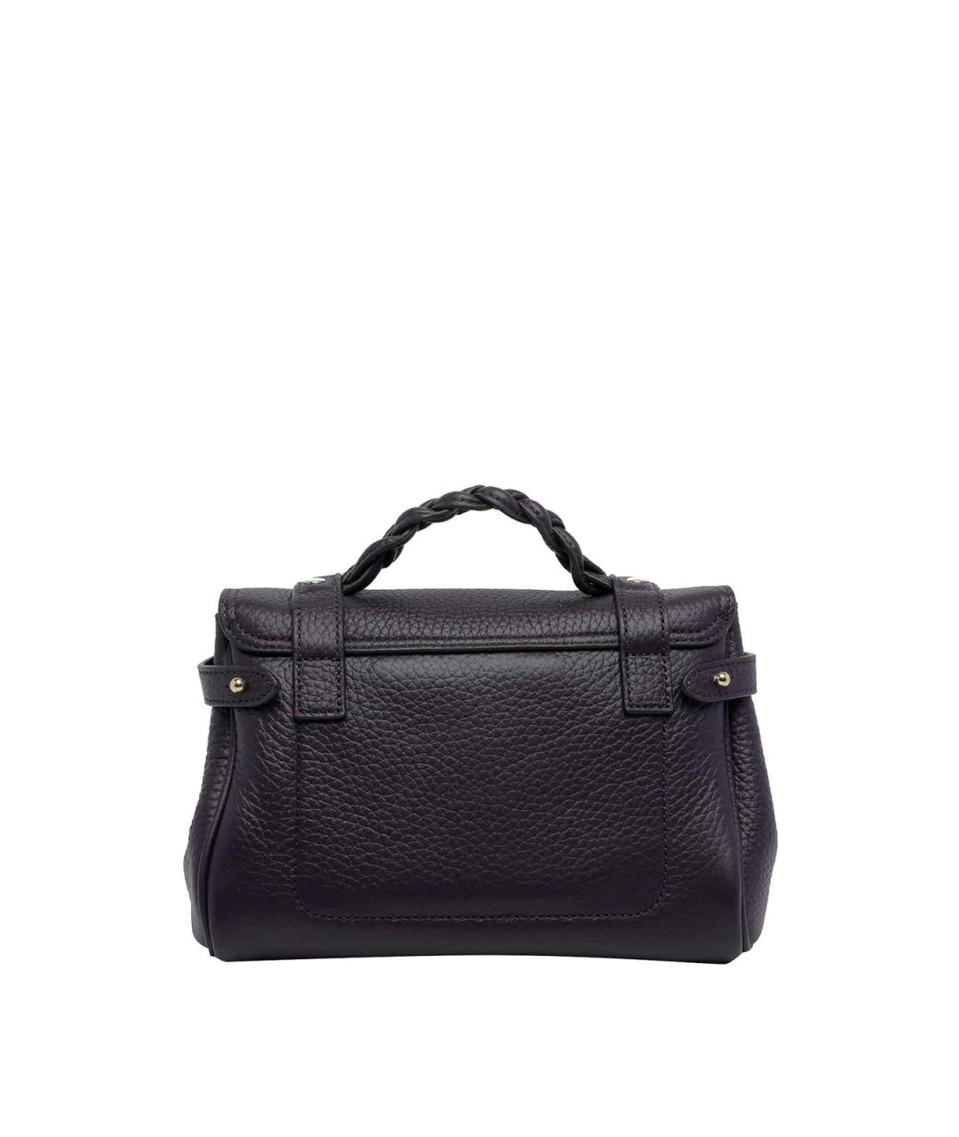 MULBERRY Фиолетовая кожаная сумка тоут, фото 3