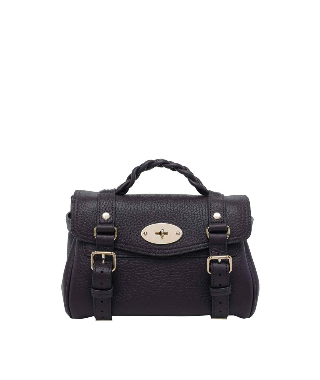 MULBERRY Фиолетовая кожаная сумка тоут, фото 1