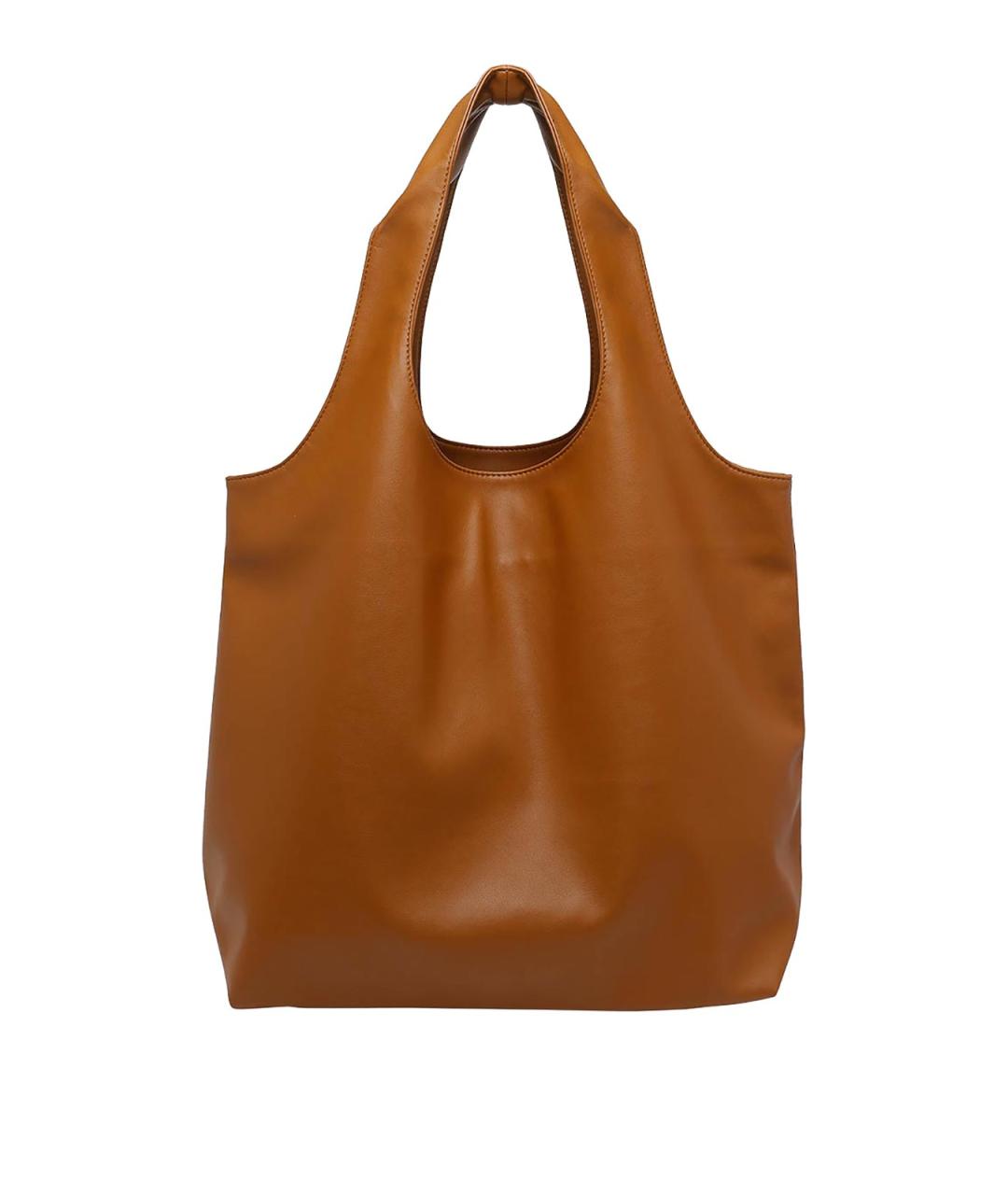 A.P.C. Коричневая сумка тоут из искусственной кожи, фото 3