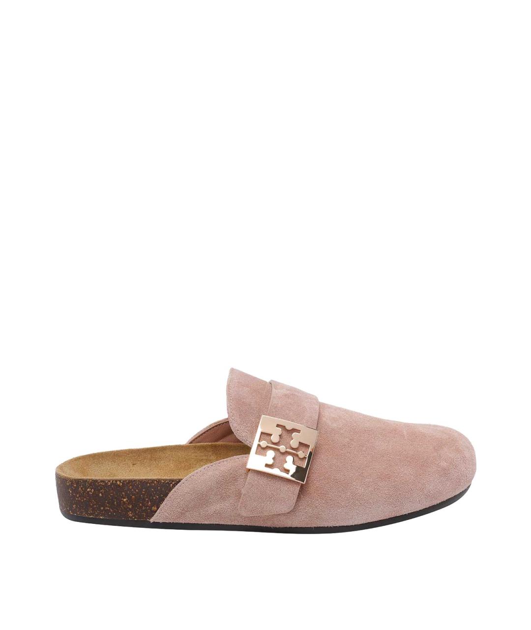 TORY BURCH Бежевые замшевые мюли, фото 1