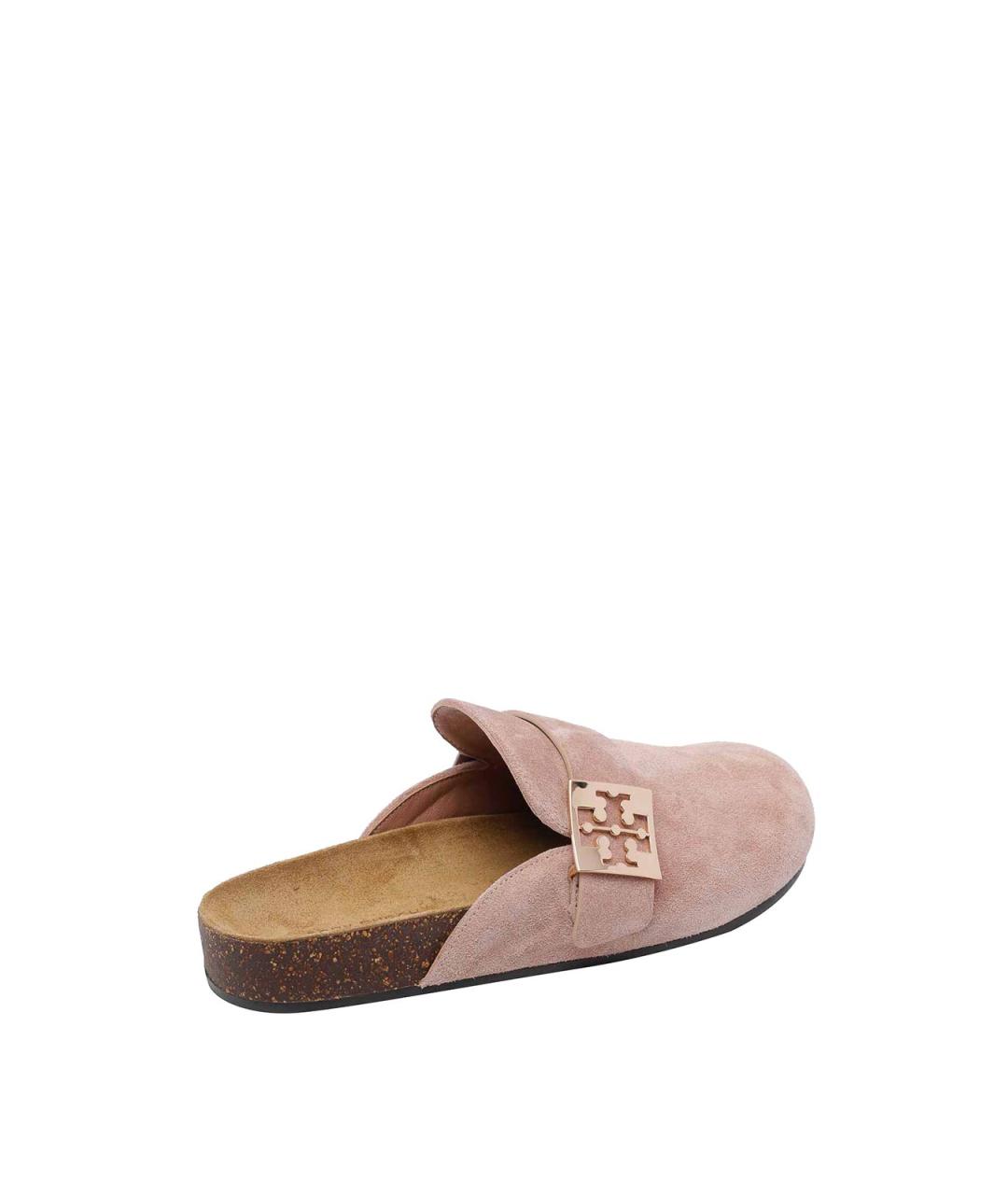 TORY BURCH Бежевые замшевые мюли, фото 3